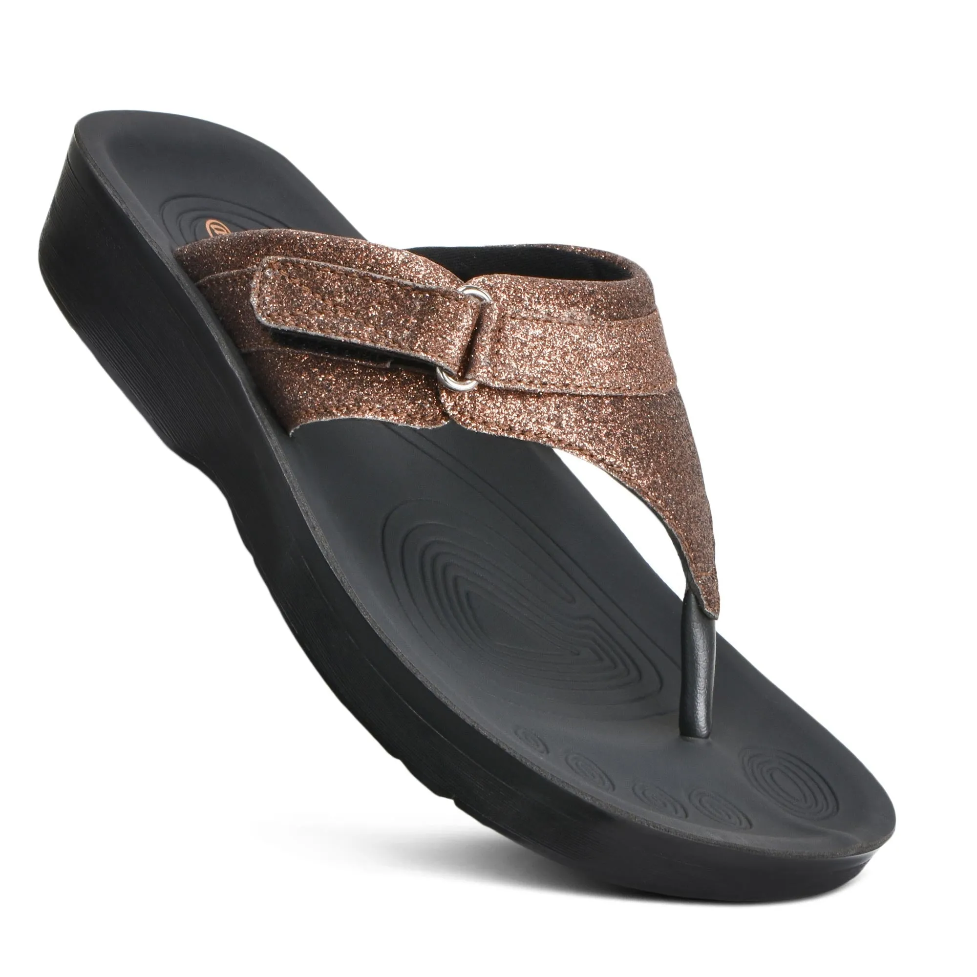 Aerothotic - Glynis Comfortable Casual Thong Women’s Walking Sandals.