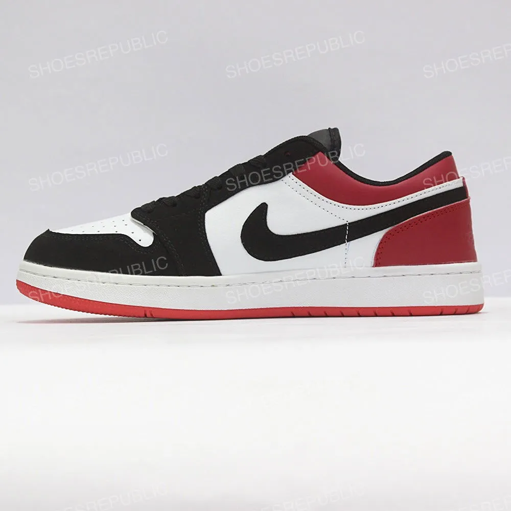 Air Jordan 1 Low Black Toe - Classic Black & Red