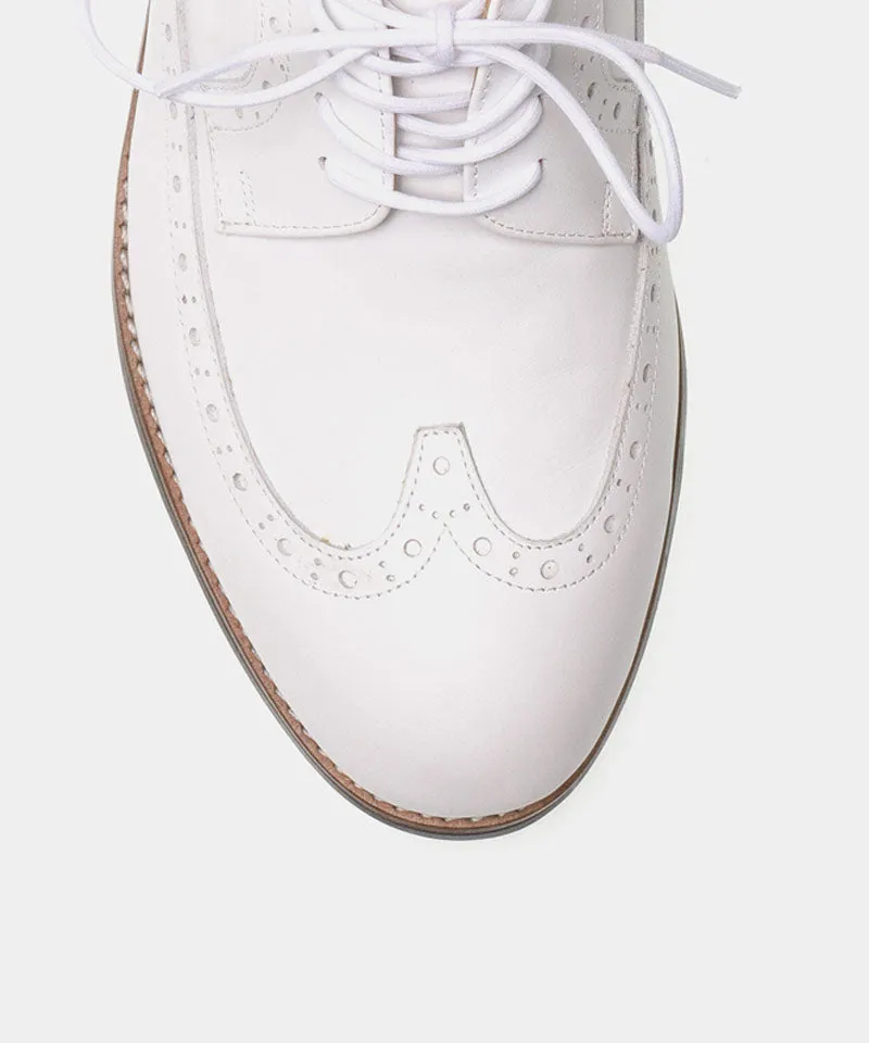 ALL CLASSIC Golf Noble Derby Classic Golf Shoes - White