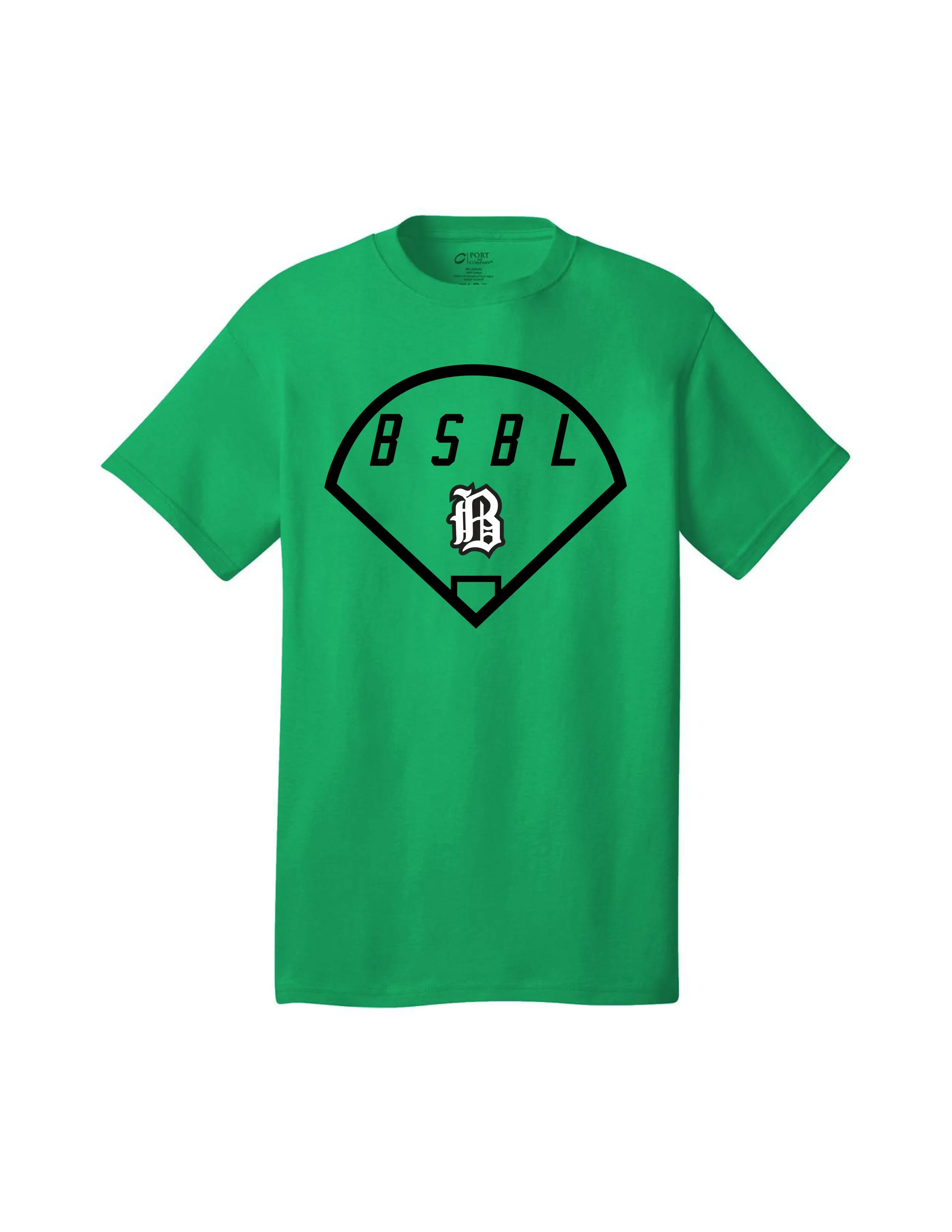 Badin Baseball - BSBL Tee (Kelly Green)