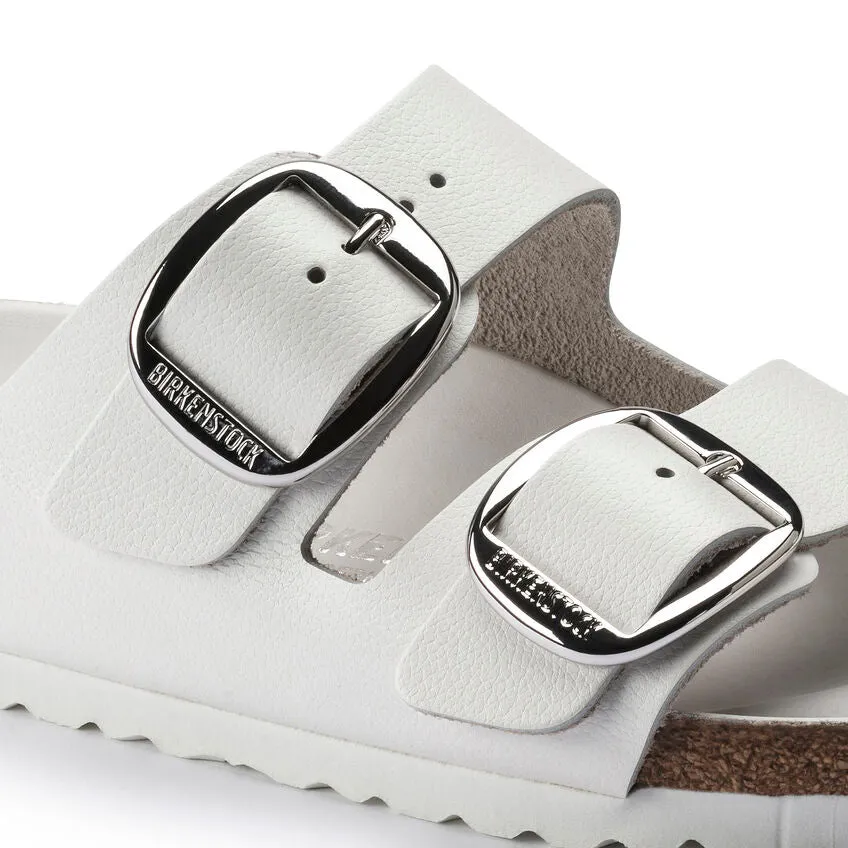 Birkenstock Arizona Big Buckle - White Leather