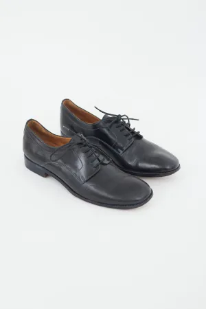 Black Leather Replica Derby