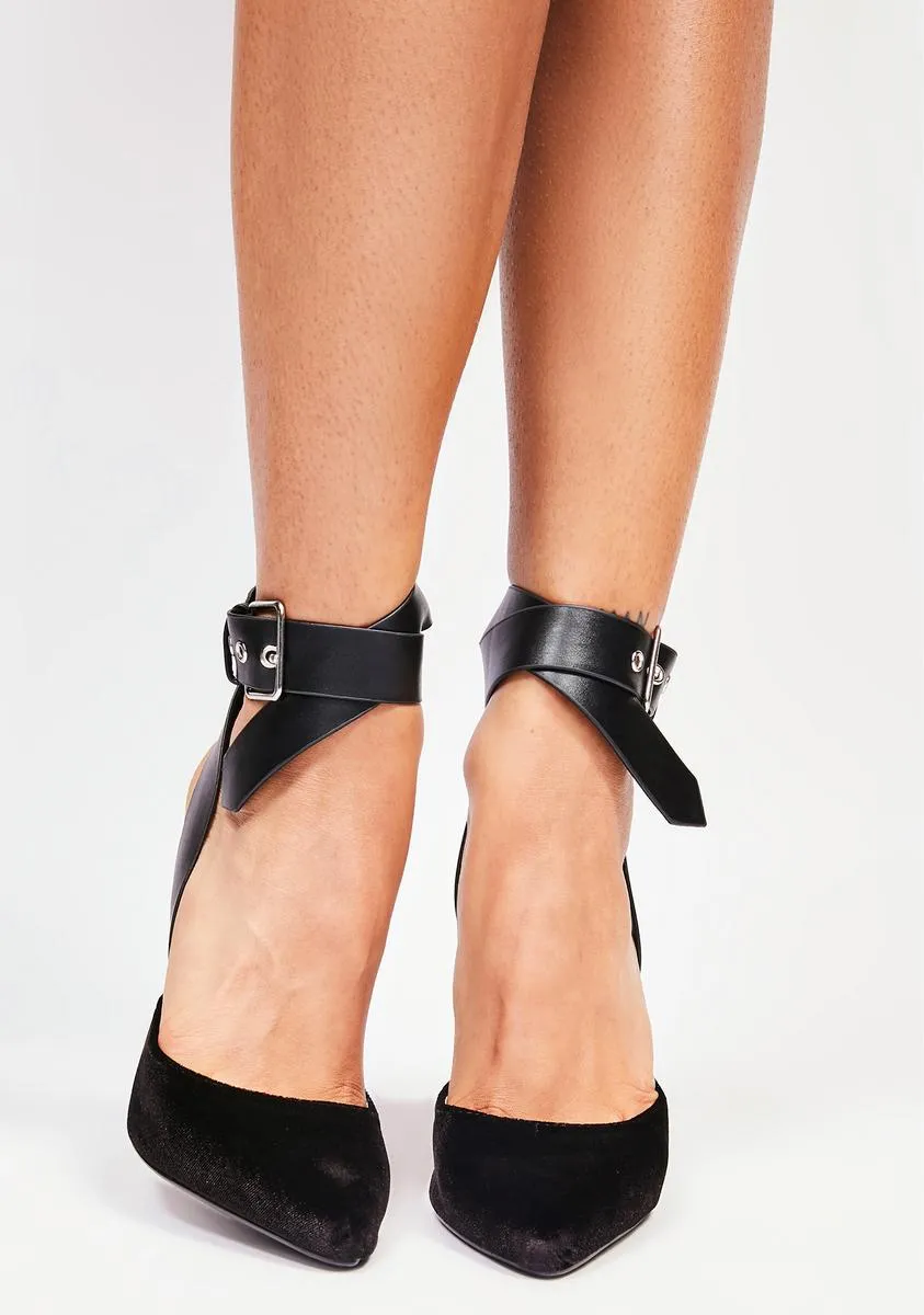 Black Meleen Stiletto Heels