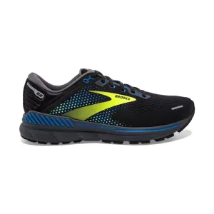 Brooks Men's Adrenaline GTS 22 Road Running Shoes - Black/Blue/Nightlife - ONLINE STORE CREDIT/EXCHANGE ONLY