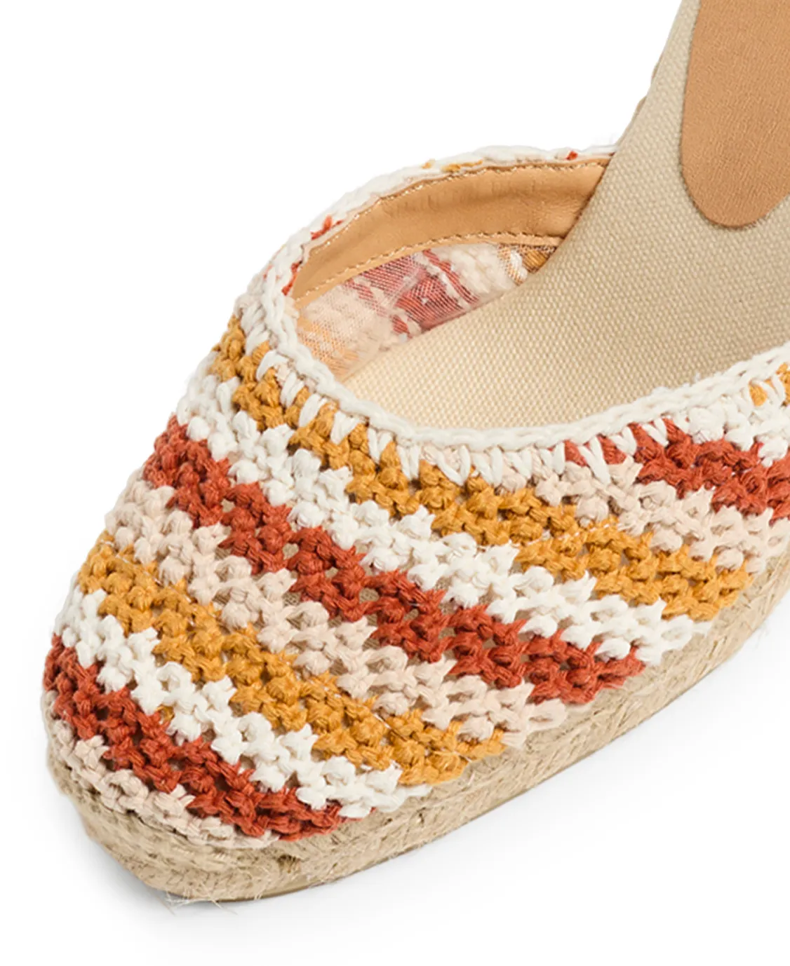 Castaner Carina 8 Tostado Multicolor Wedge Espadrilles