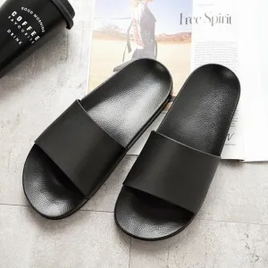 Chic Black and White Platform Slide Sandals for Effortless Summer Style