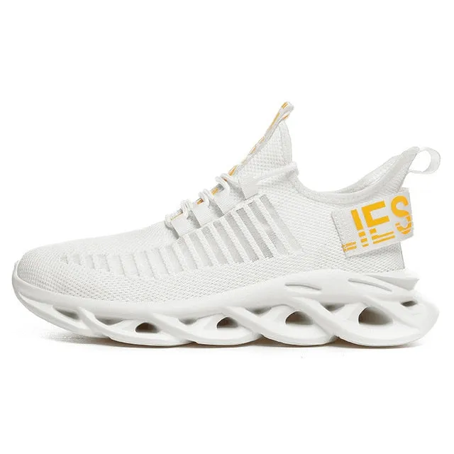 Comfortable White Running Sneakers