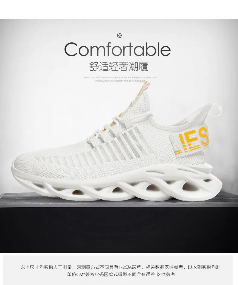 Comfortable White Running Sneakers