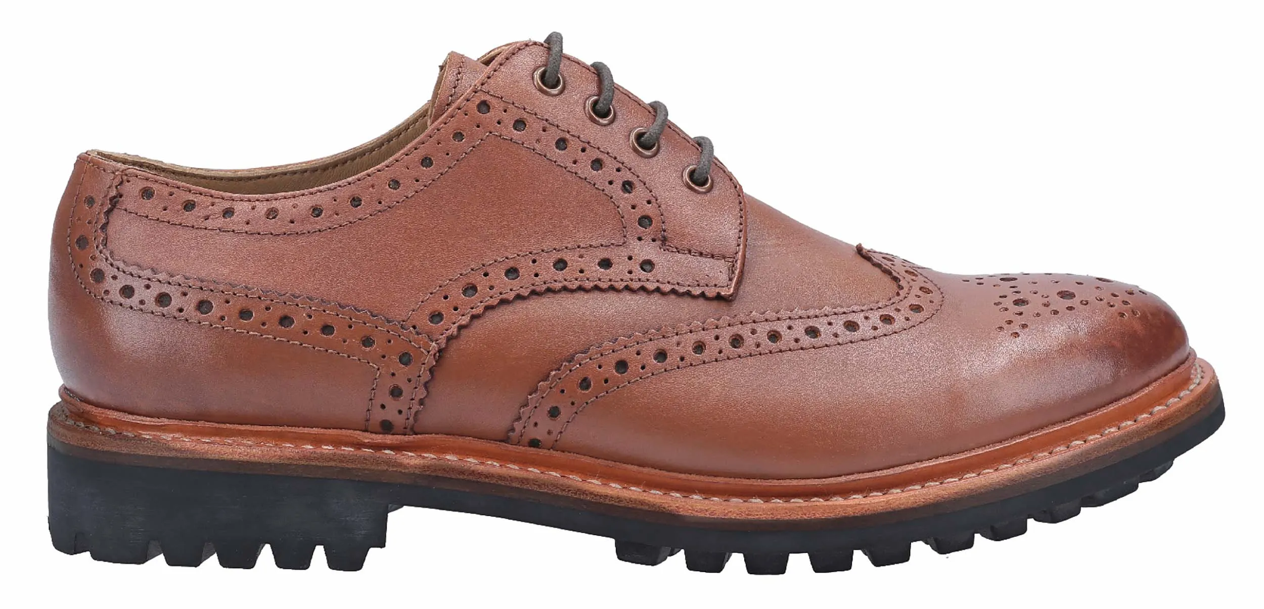 Cotswold Quenington Commando Mens Rugged Sole Brogue Shoe