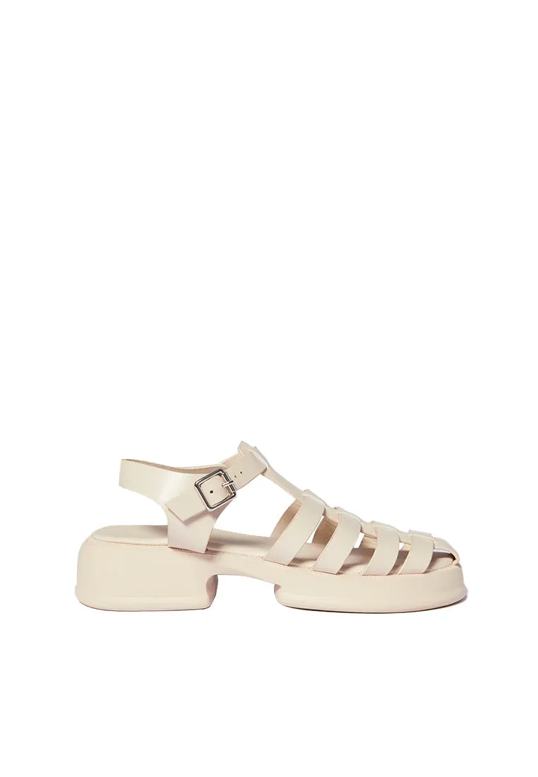 Cream Sandals