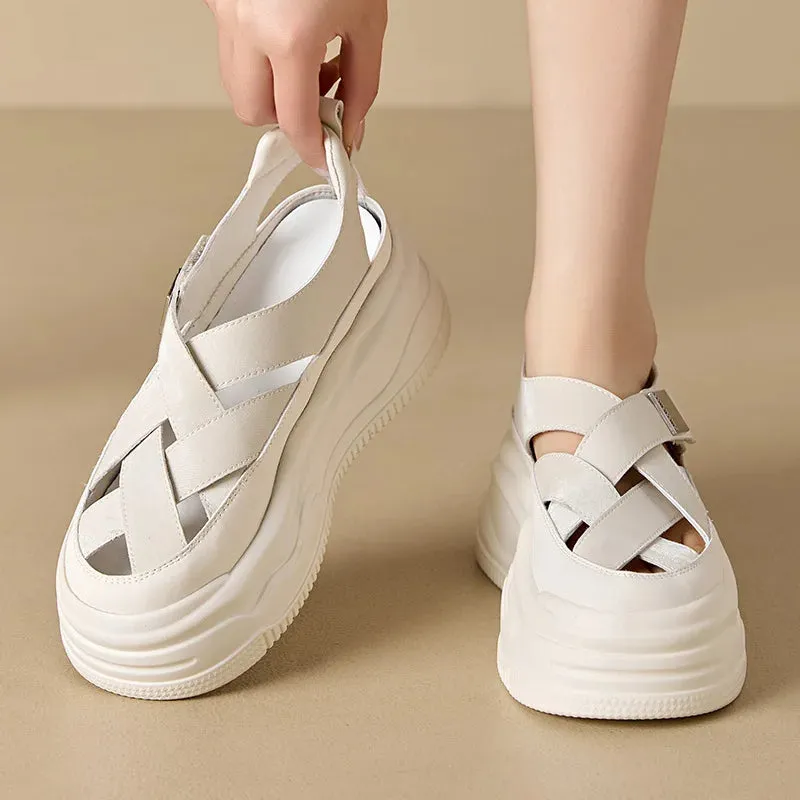 Crisscross Thick Sandals