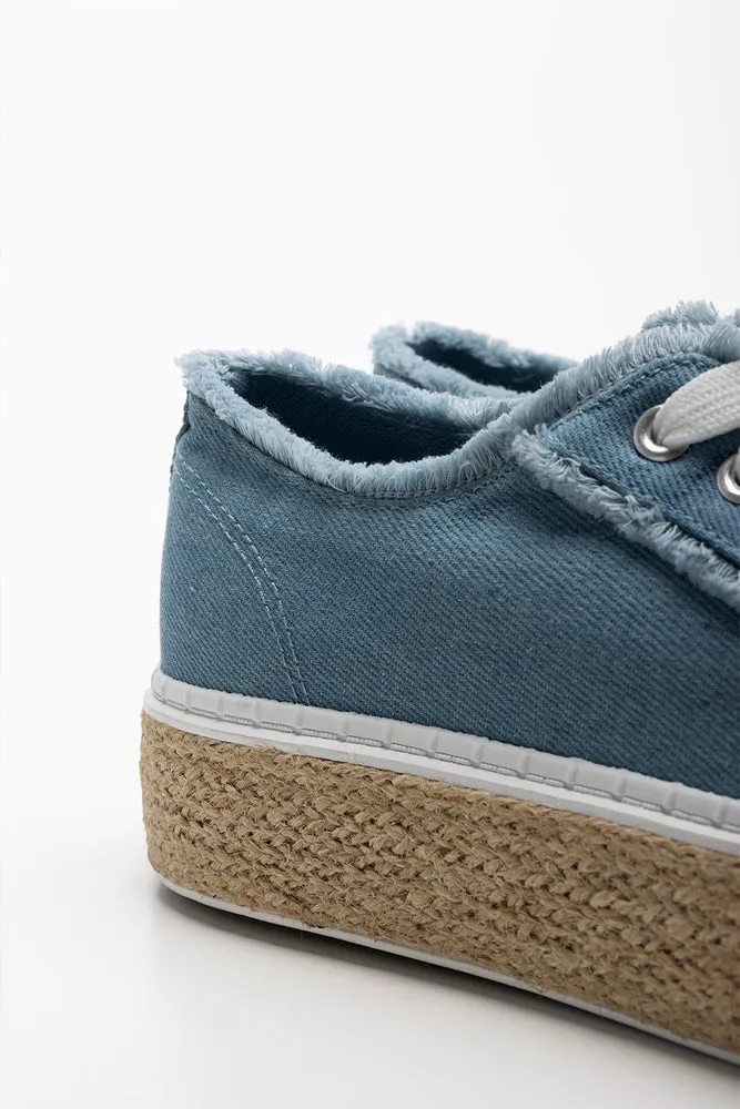 Denim Espadrille Sneaker