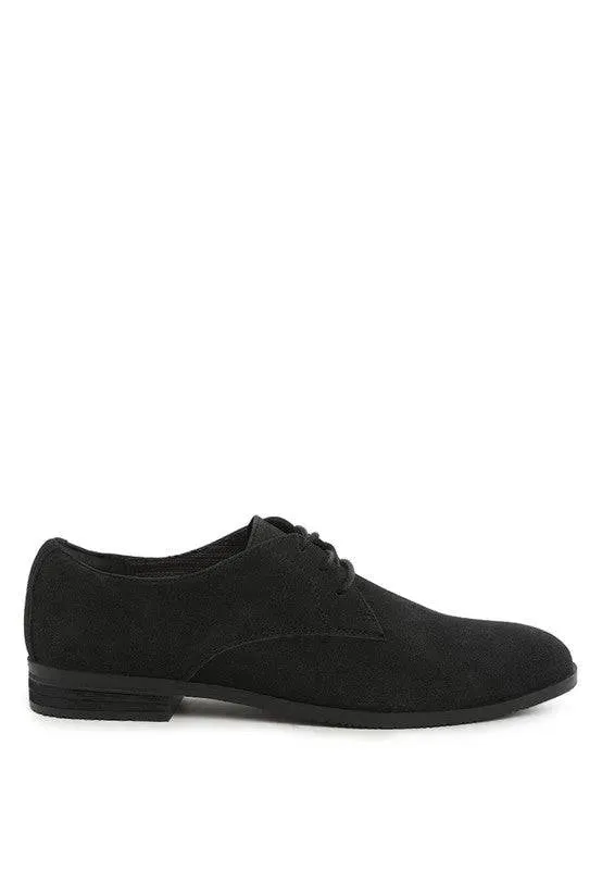 Elegant Faux Leather Derby Shoes