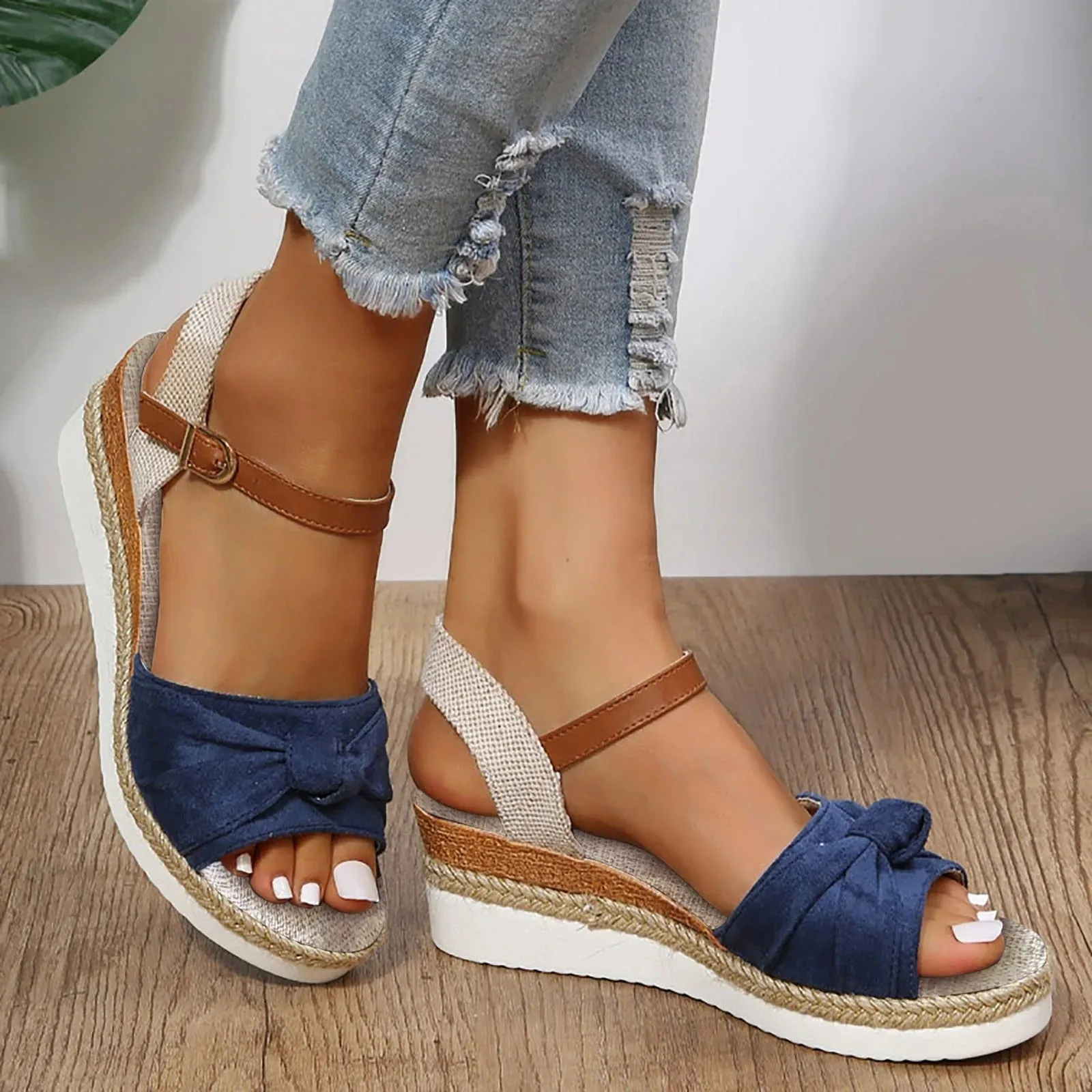 Fashionable Wedge Espadrille Sandals for Women