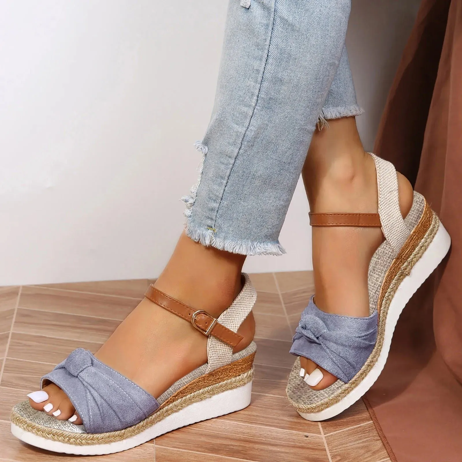 Fashionable Wedge Espadrille Sandals for Women