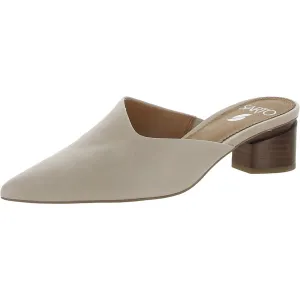 Franco Sarto Womens Visa Leather Slip On Mules