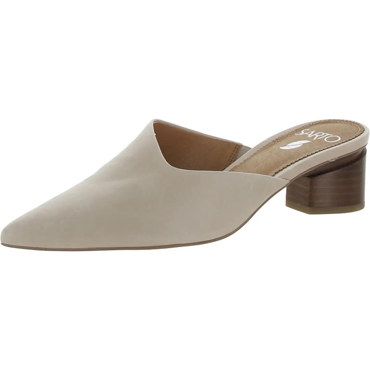 Franco Sarto Womens Visa Leather Slip On Mules