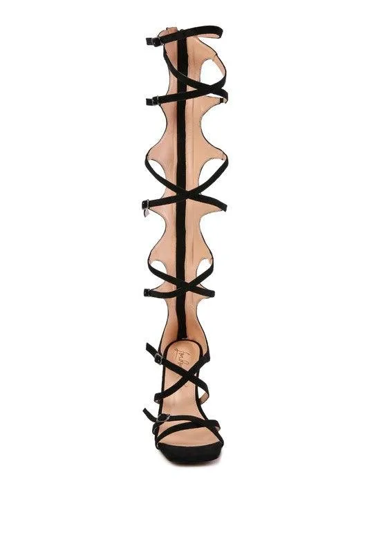 Gossip Strappy Stiletto Heels