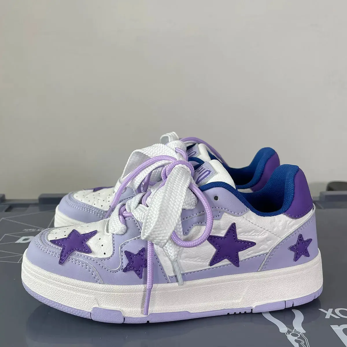 JOSKAA 2024 Purple Dopamine Star Sneakers Shoes MK19384