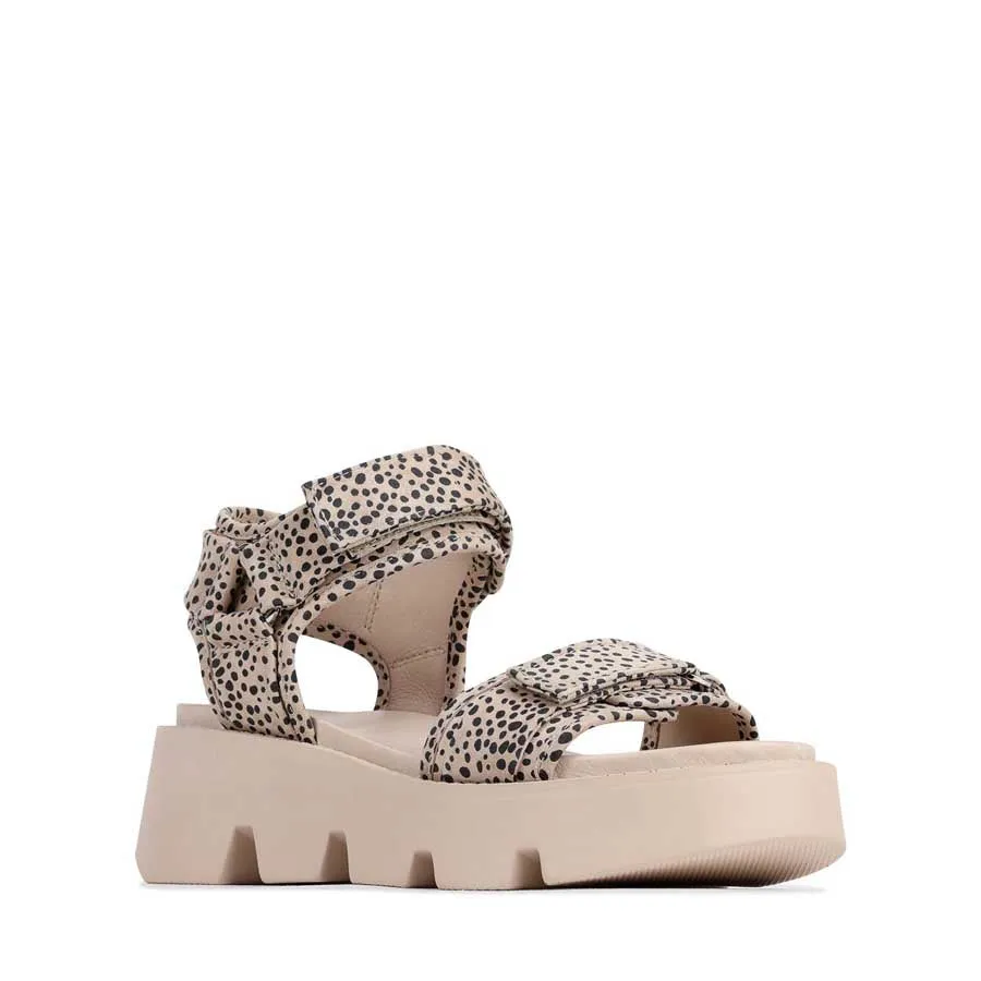 KAIDA SUEDE PLATFORM SANDALS