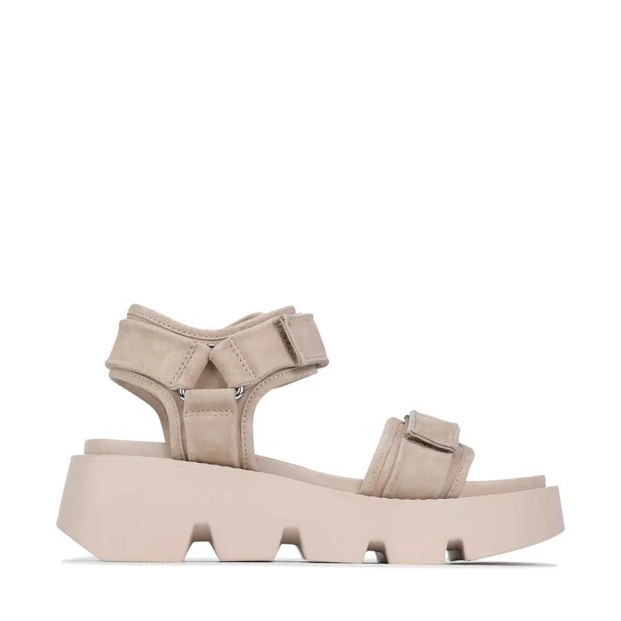 KAIDA SUEDE PLATFORM SANDALS