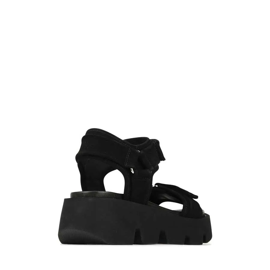 KAIDA SUEDE PLATFORM SANDALS