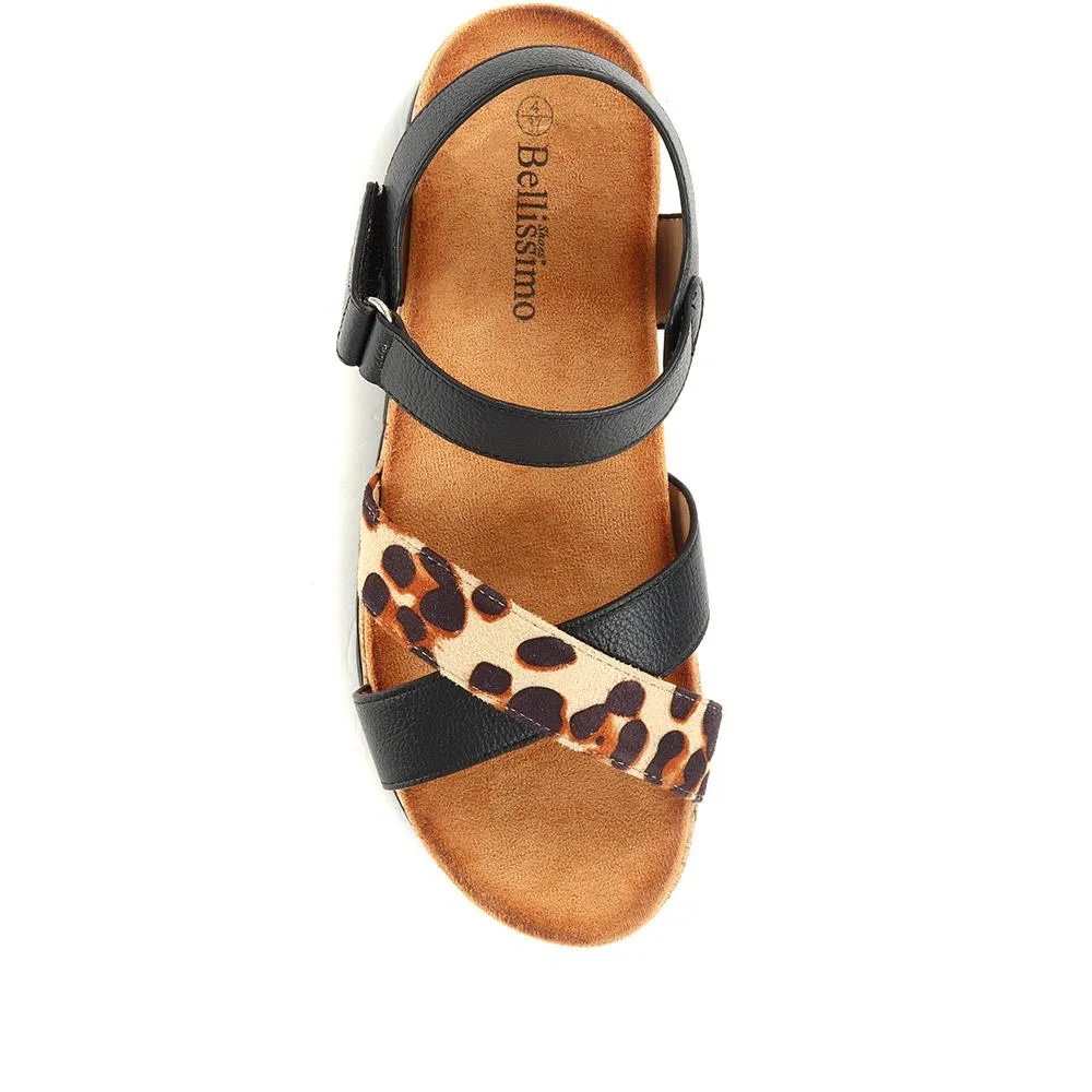 Leopard Print Platform Sandals - BELBAIZH35085 / 321 675