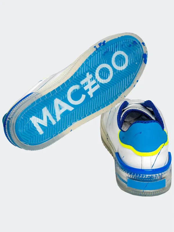 Maceoo Shoe Casual Splash | White/Blue