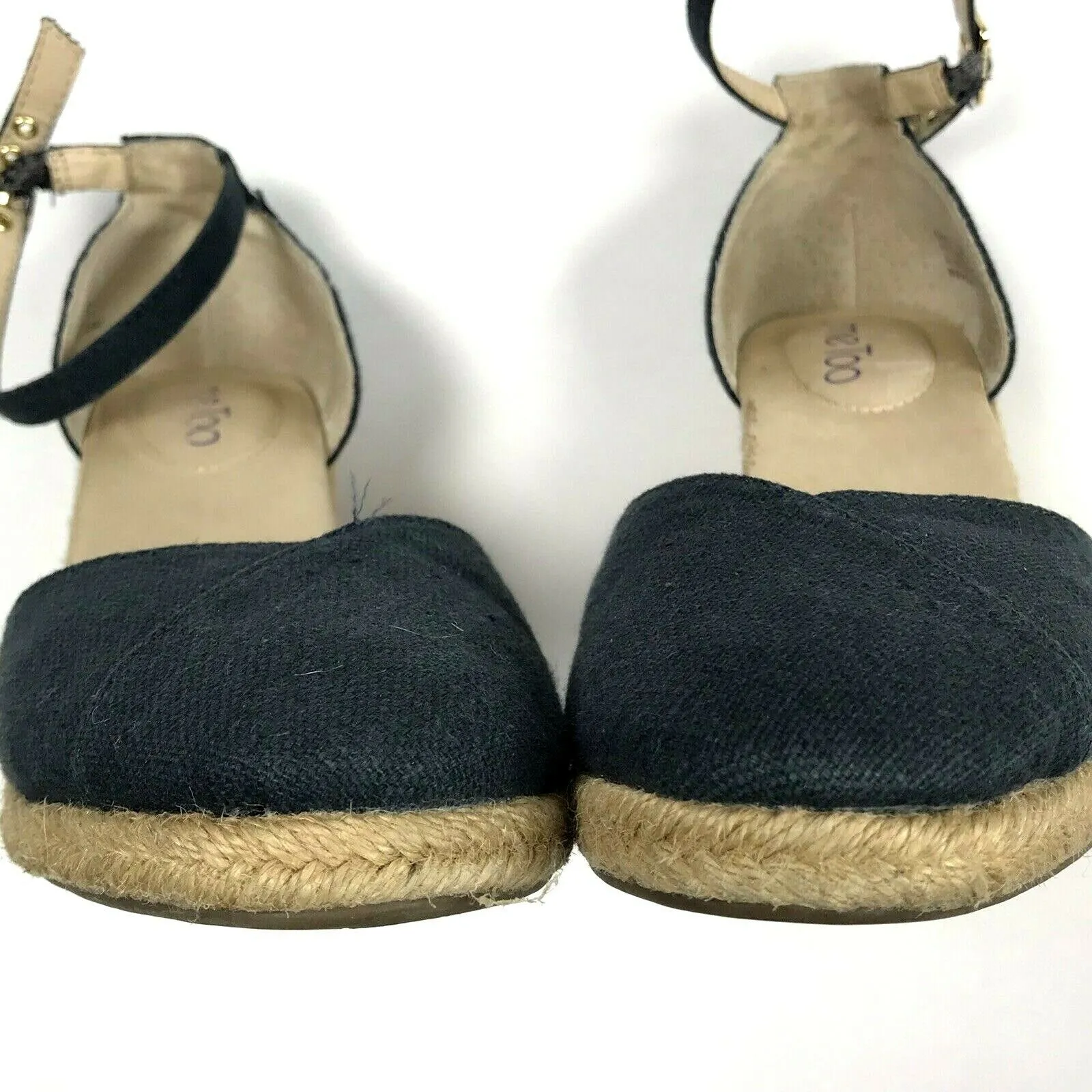 Me TOO Navy Canvas Espadrilles - 8.5