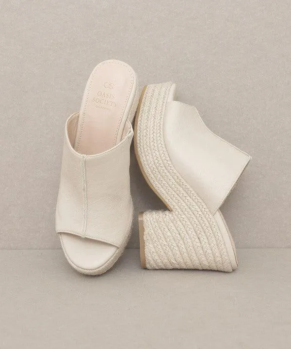 OASIS SOCIETY Melissa - Espadrille Platform Slide