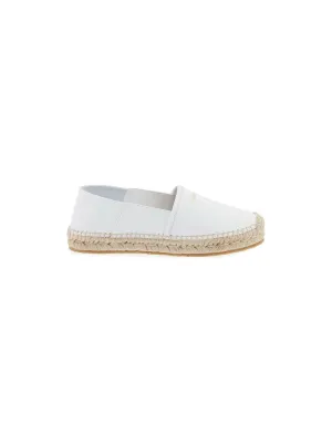 Optic Nappa Leather Espadrilles