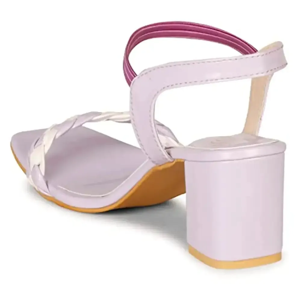 PANGUINE SOFT Fashionable Women Ankle Strap Block Heels