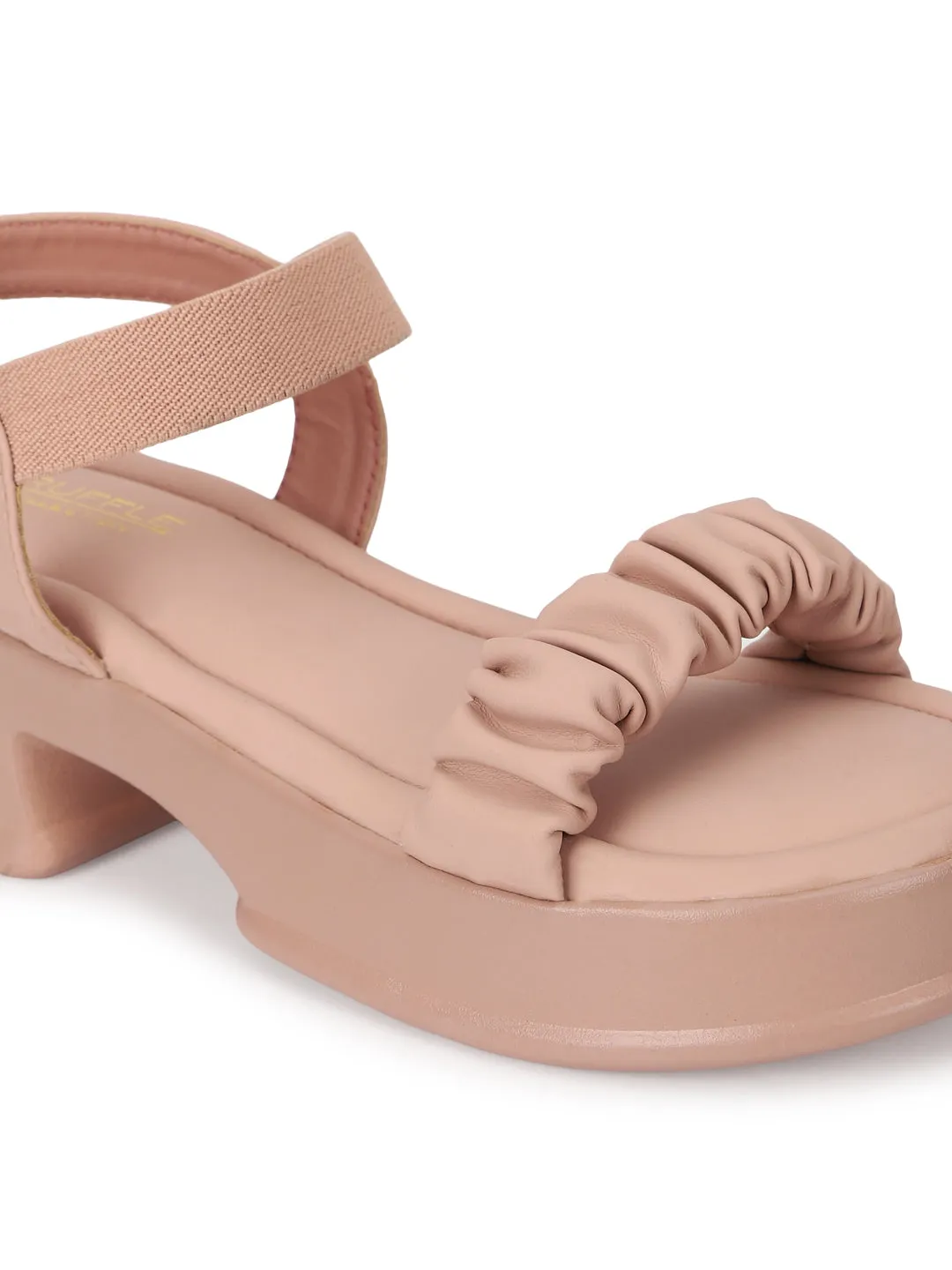 Pink PU Block Sandals (TC-SM01-PNK)