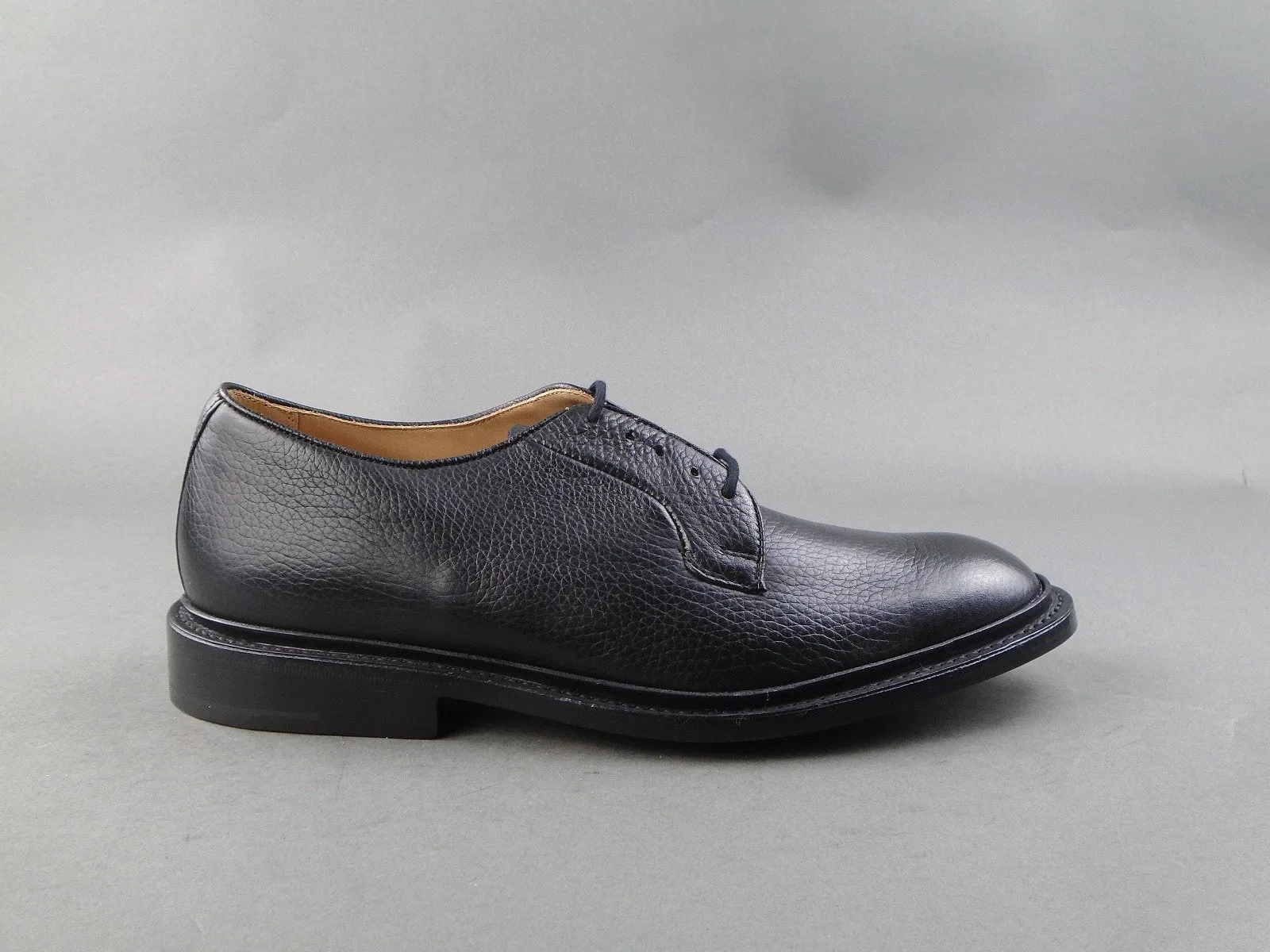 Robert Derby Shoe - Black Muflone