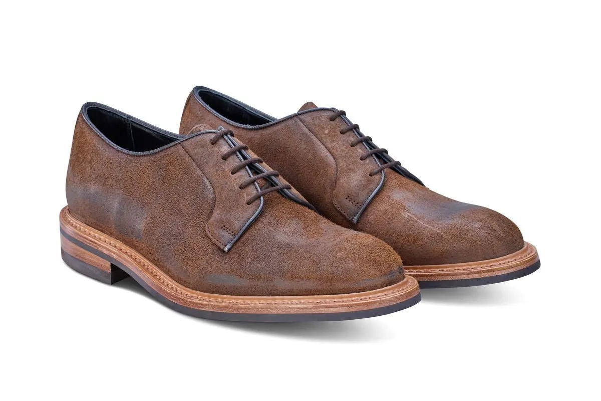 Robert Derby Shoe - Snuff Reverse Suede