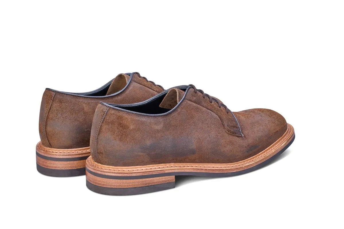 Robert Derby Shoe - Snuff Reverse Suede