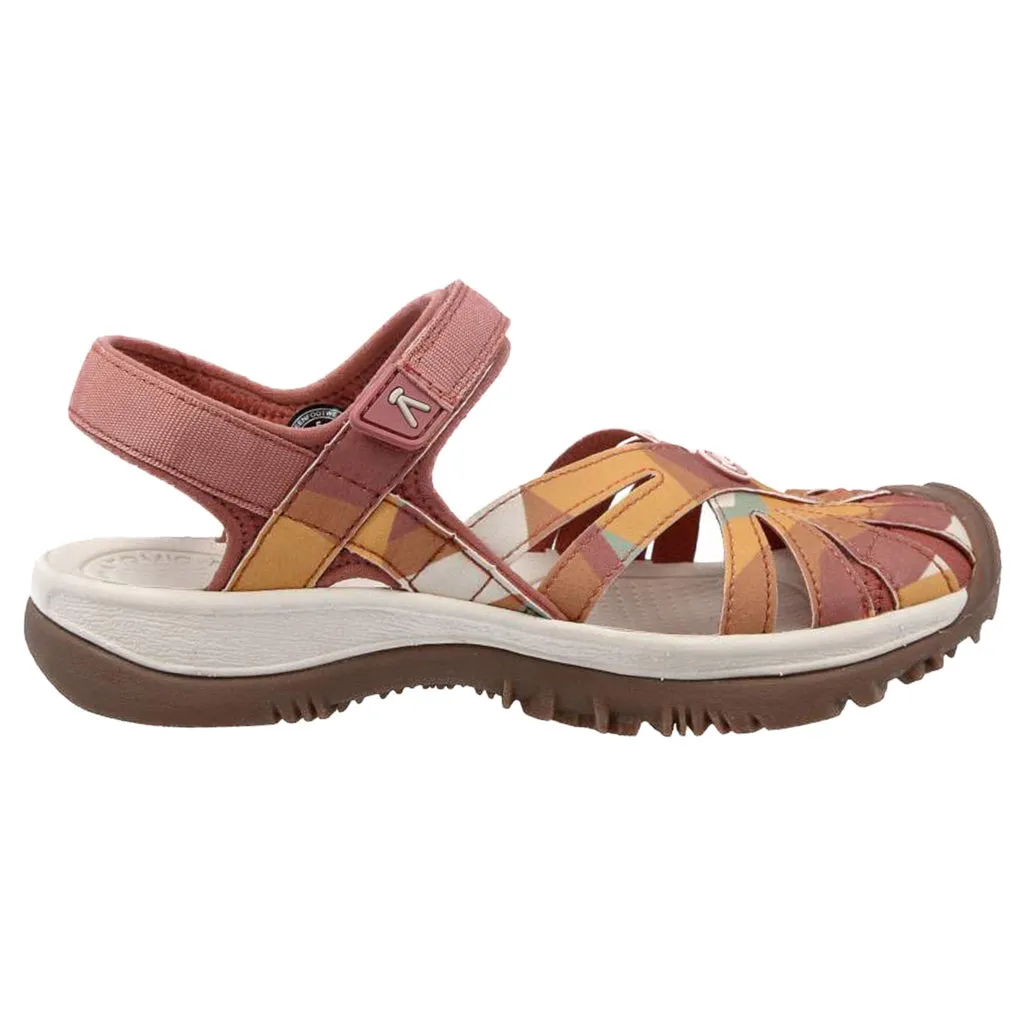 Rose Washable Textile Women's Casual Sandals