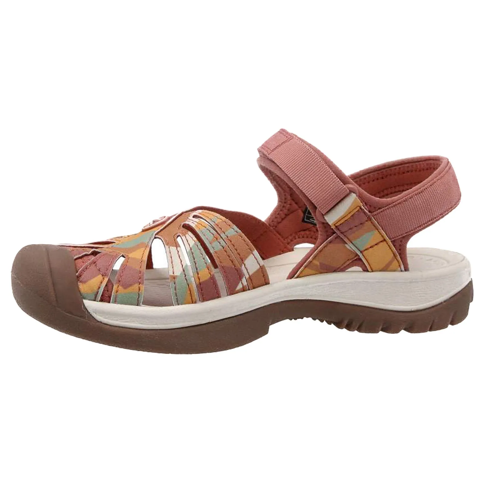 Rose Washable Textile Women's Casual Sandals