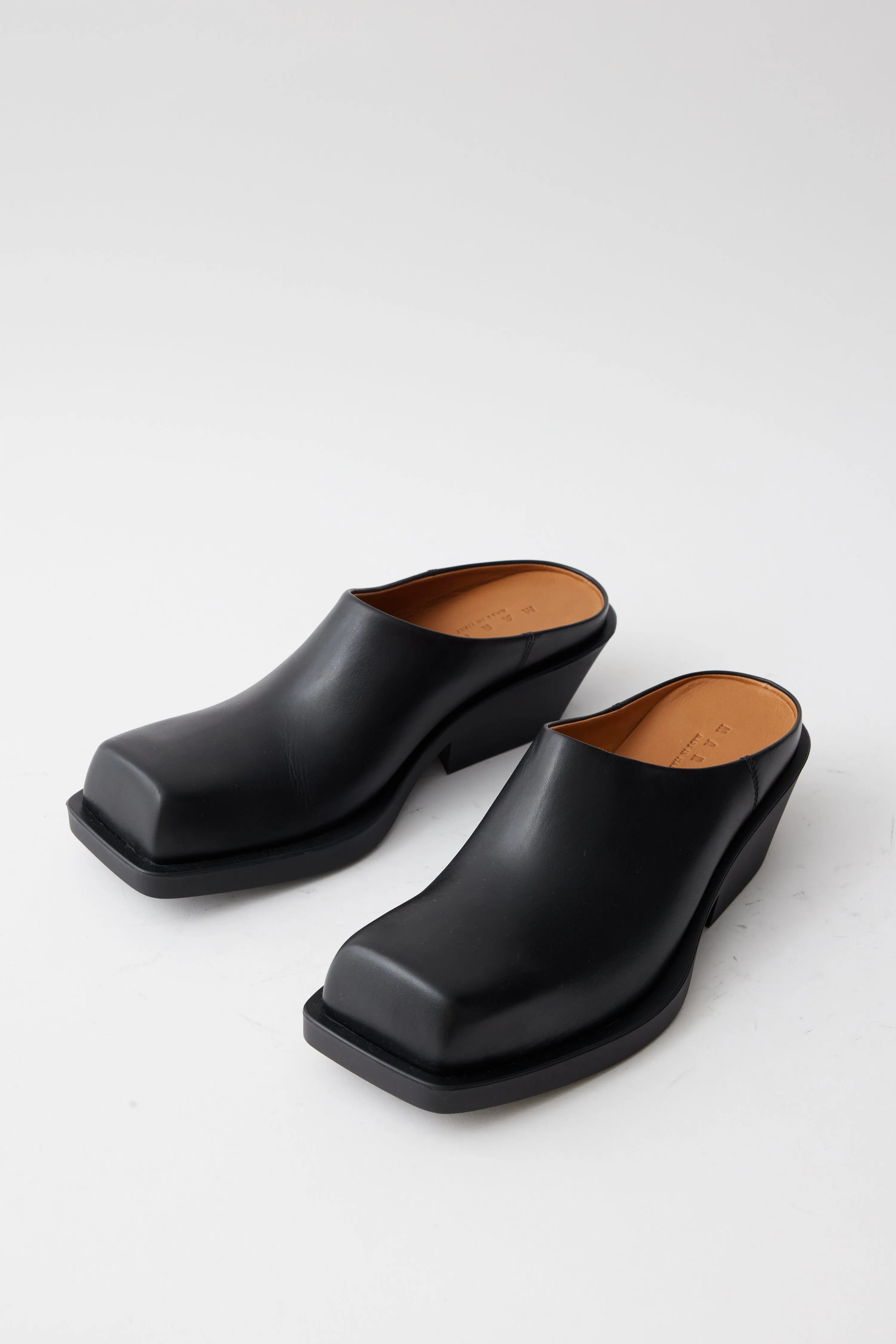 Sabot Square Toe Mules