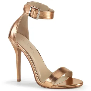 Stiletto Heel Rose Gold Open Toe Sandal