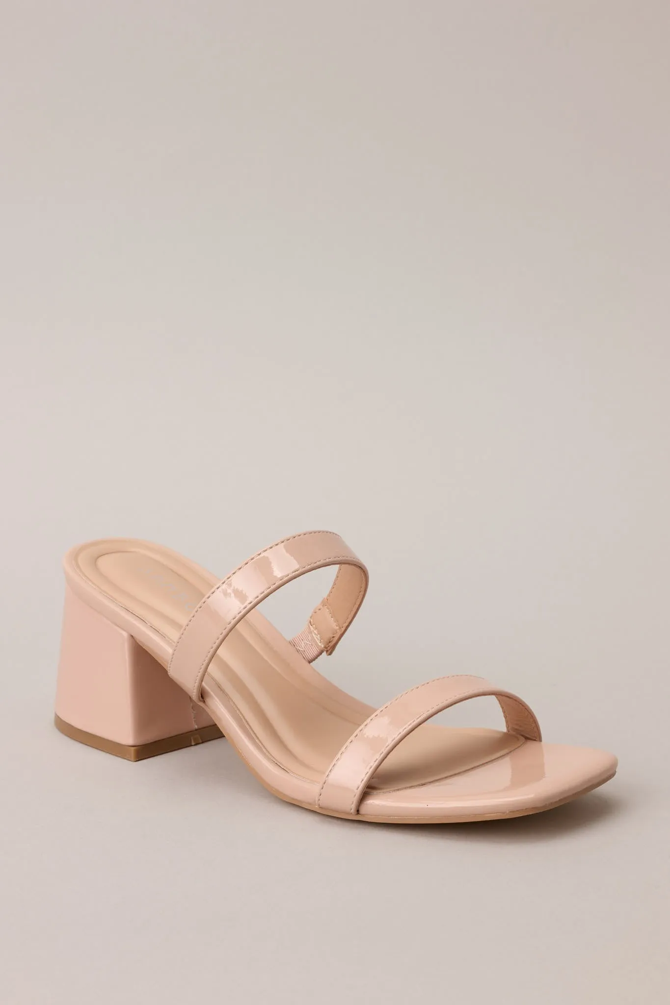 Stolen Moments Nude Block Heel