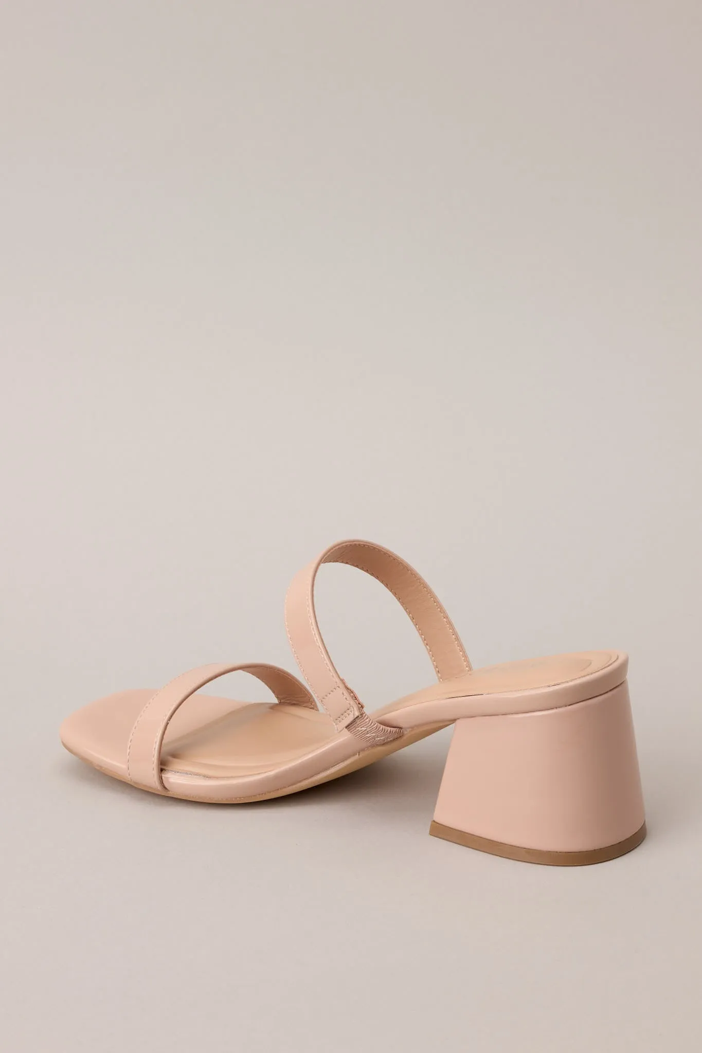 Stolen Moments Nude Block Heel