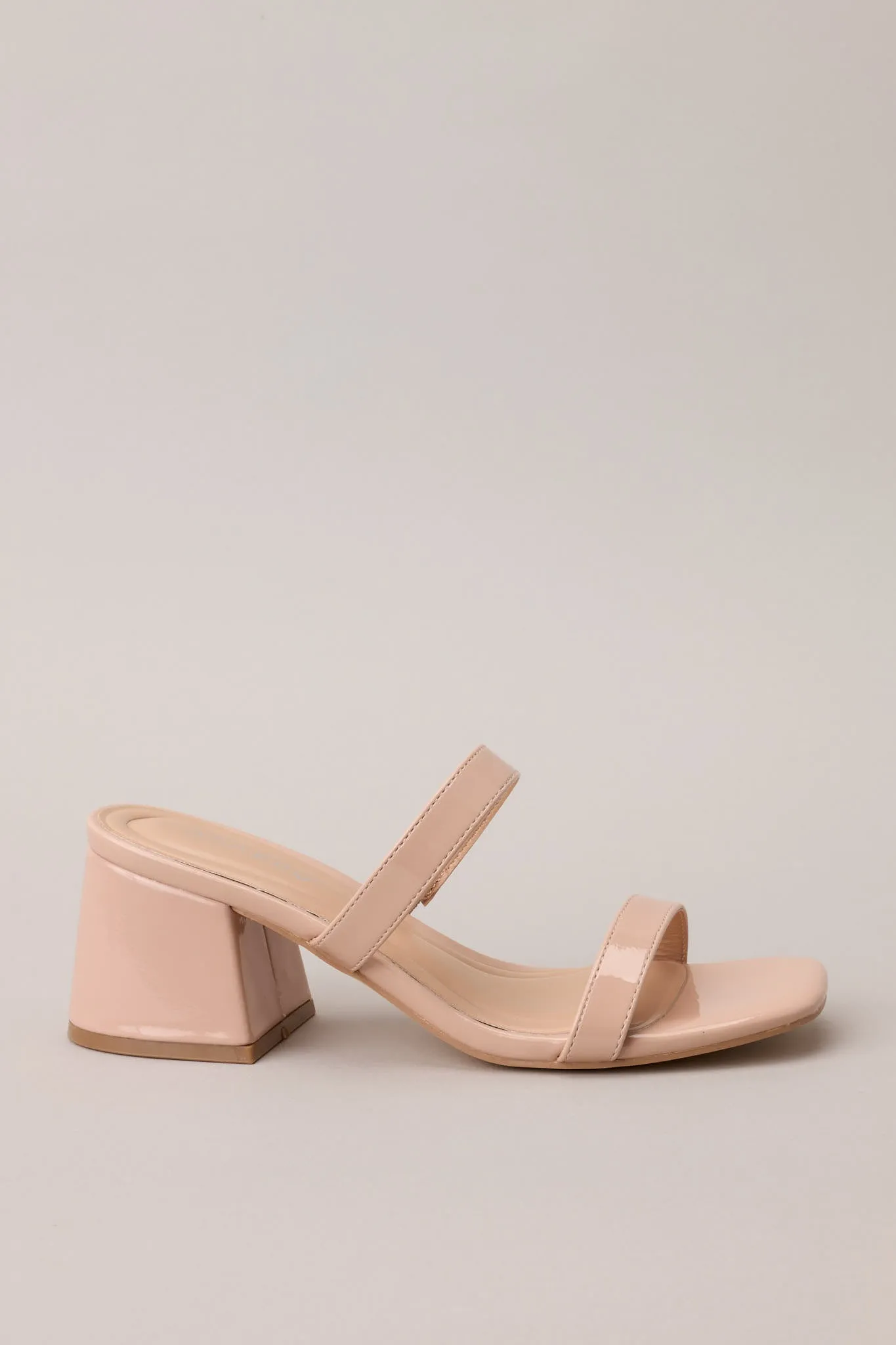 Stolen Moments Nude Block Heel