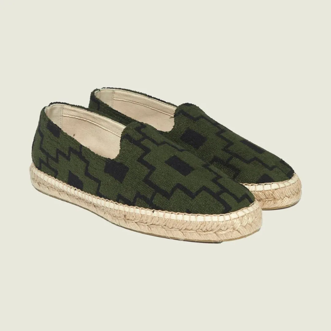 Terry Espadrilles (Green Machu)