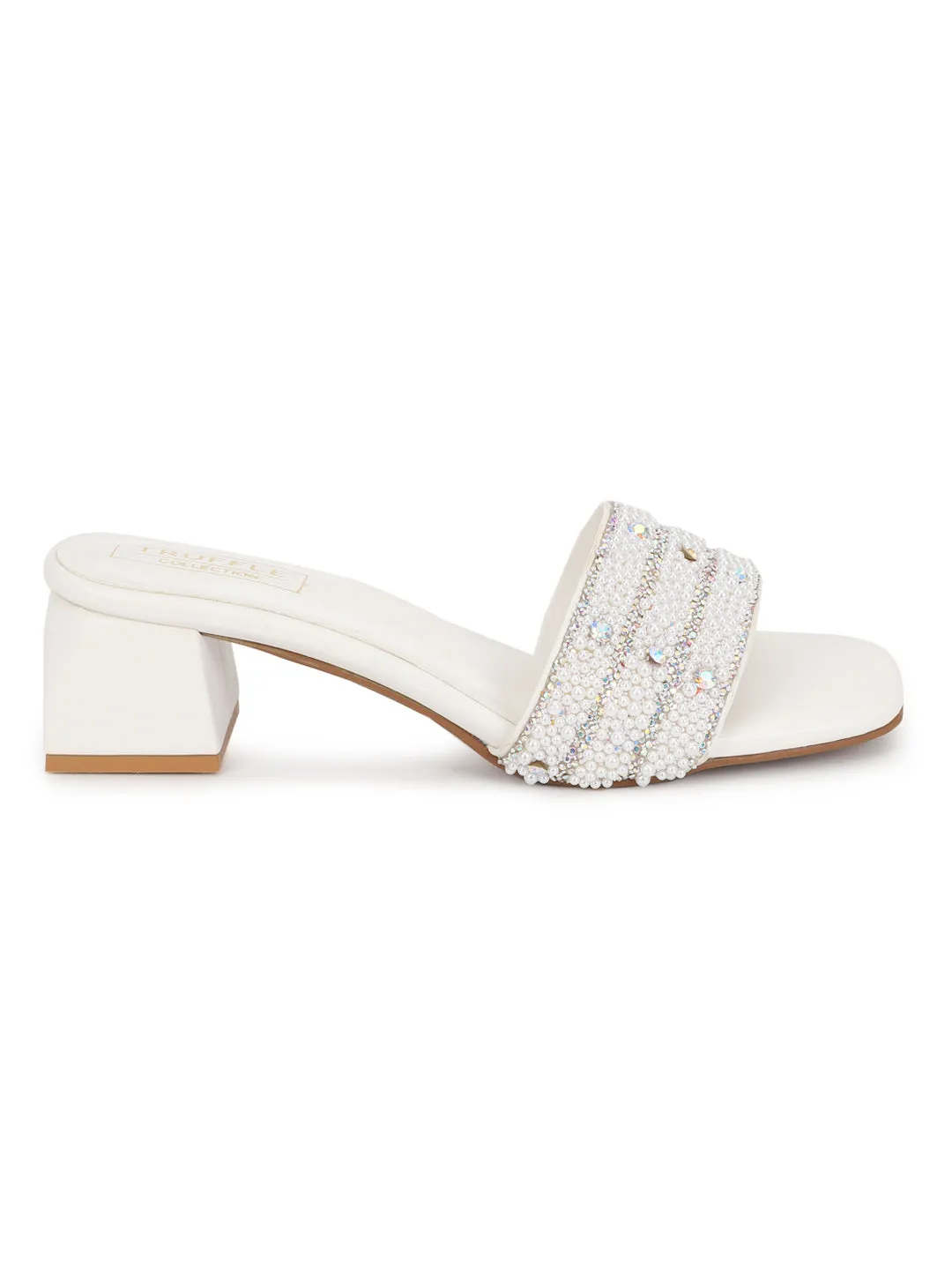 White PU Block Sandals (TC-REN-R5148-WHT)