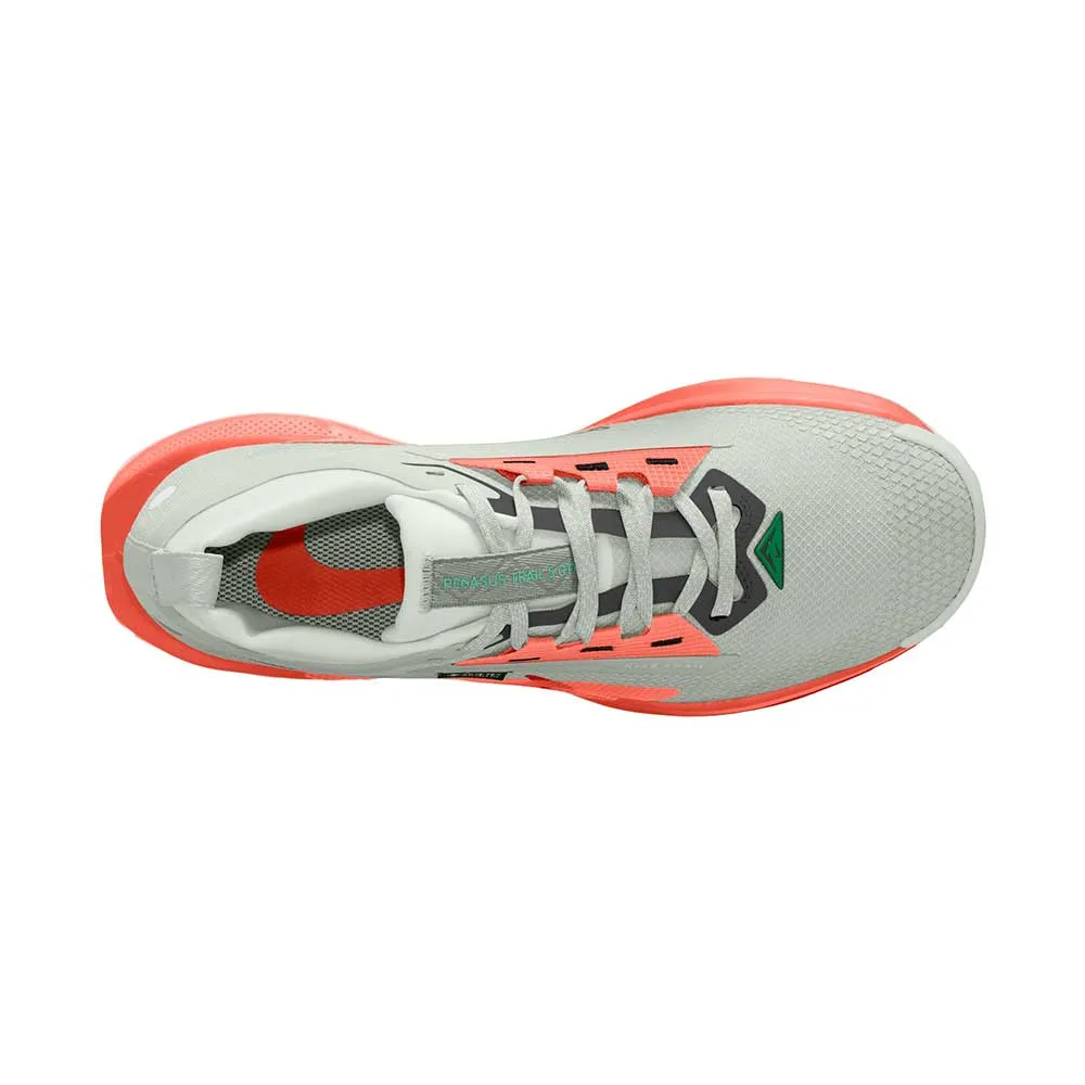 Women's Nike  Pegasus Trail 5 GORE-TEX Waterproof Trail Running Shoe - Light Silver/Hyper Crimson/Wild Mango - Regular B)